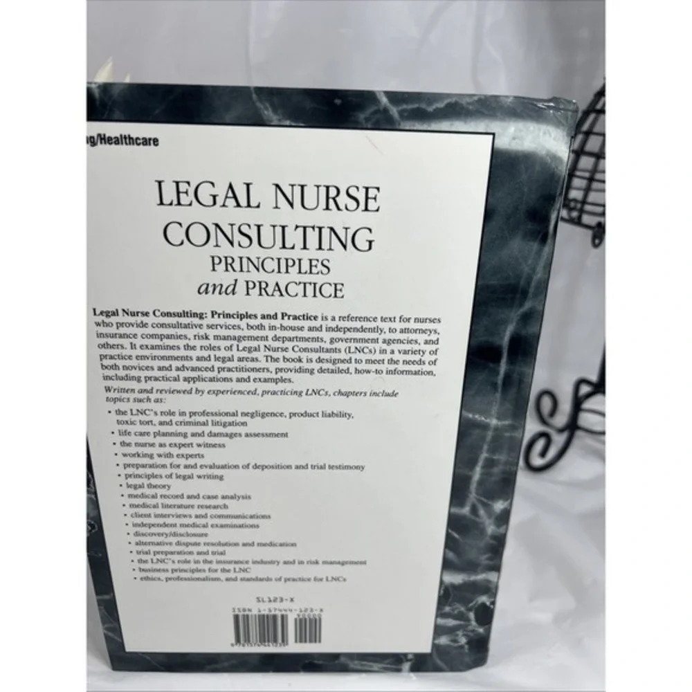 Legal Nurse Consulting :‎ Principles and Practice by Bogart JULIE (1997,...